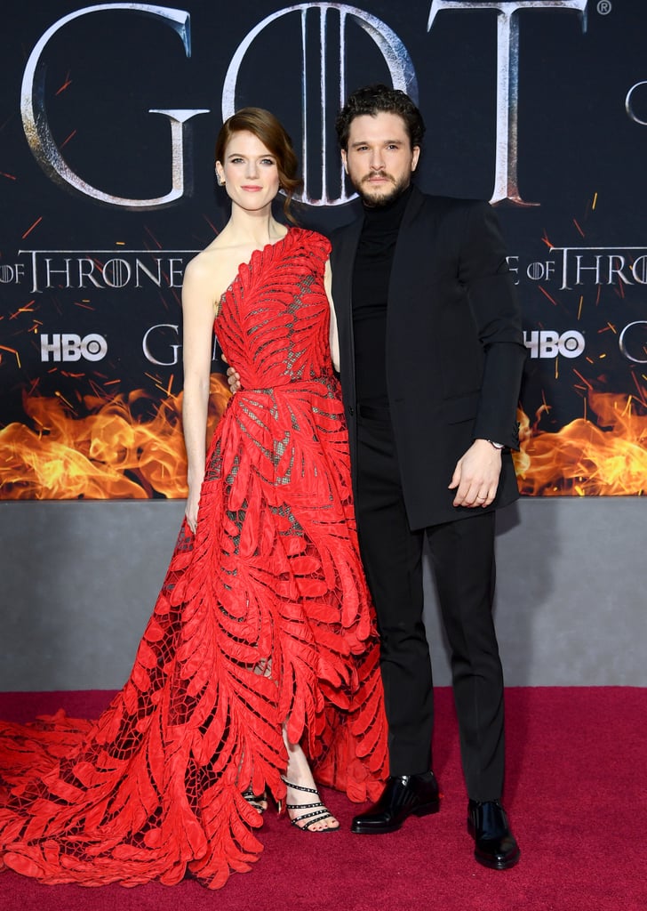 Kit Harington Rose Leslie at Game of Thrones Premiere 2019