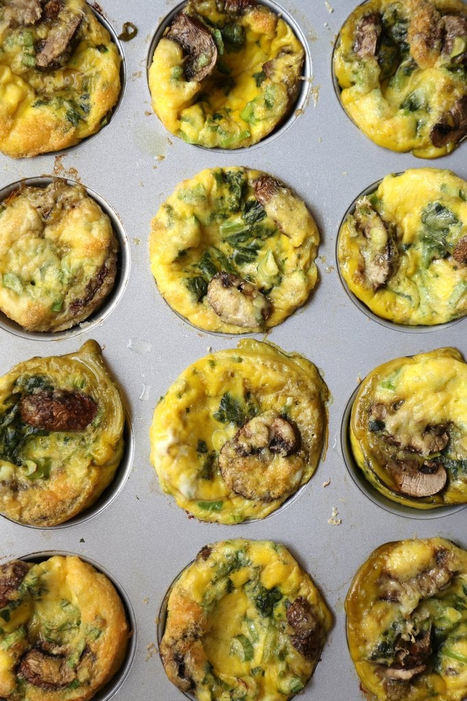 Keto: Cheesy Egg Veggie Muffins