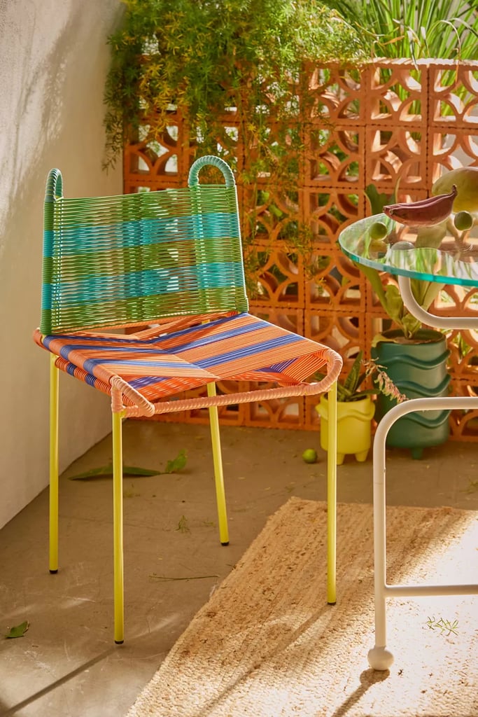 A Colorful Patio Chair: Laney Outdoor Dining Chair