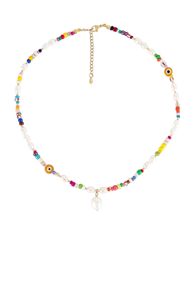 Petit Moments Beaded Pearl Drop Necklace