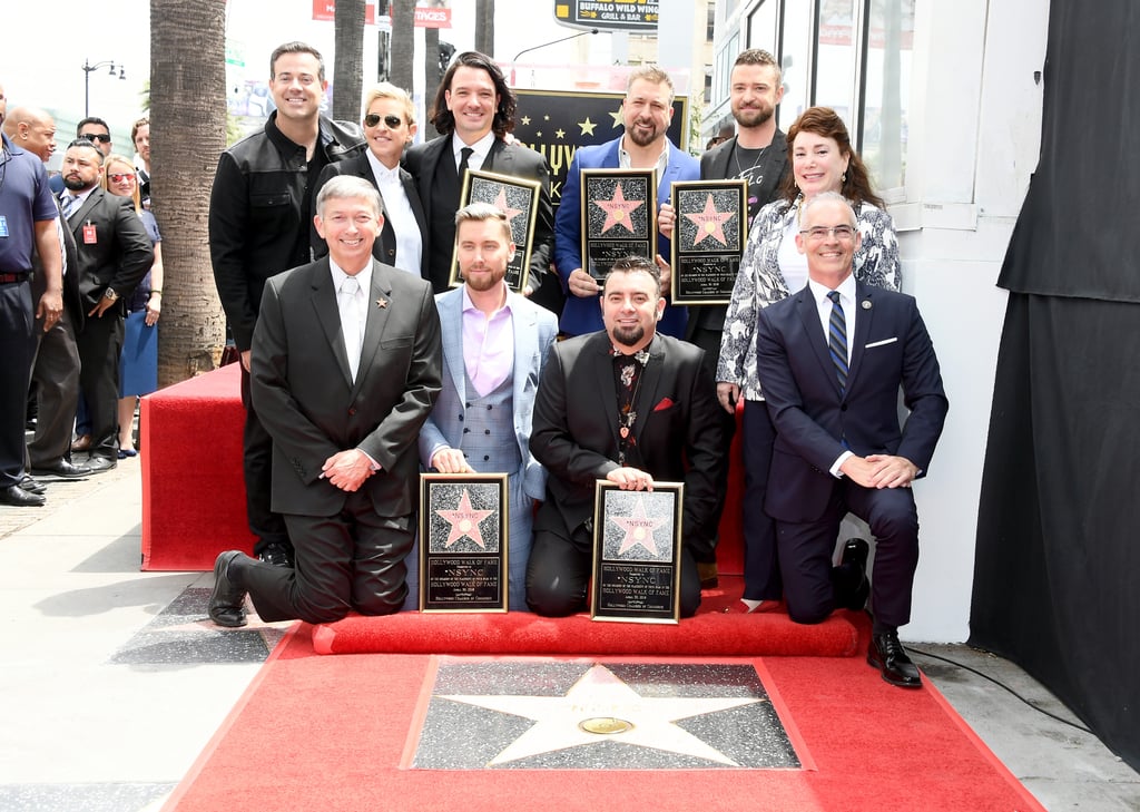 NSYNC Reunion at Hollywood Walk of Fame Ceremony April 2018