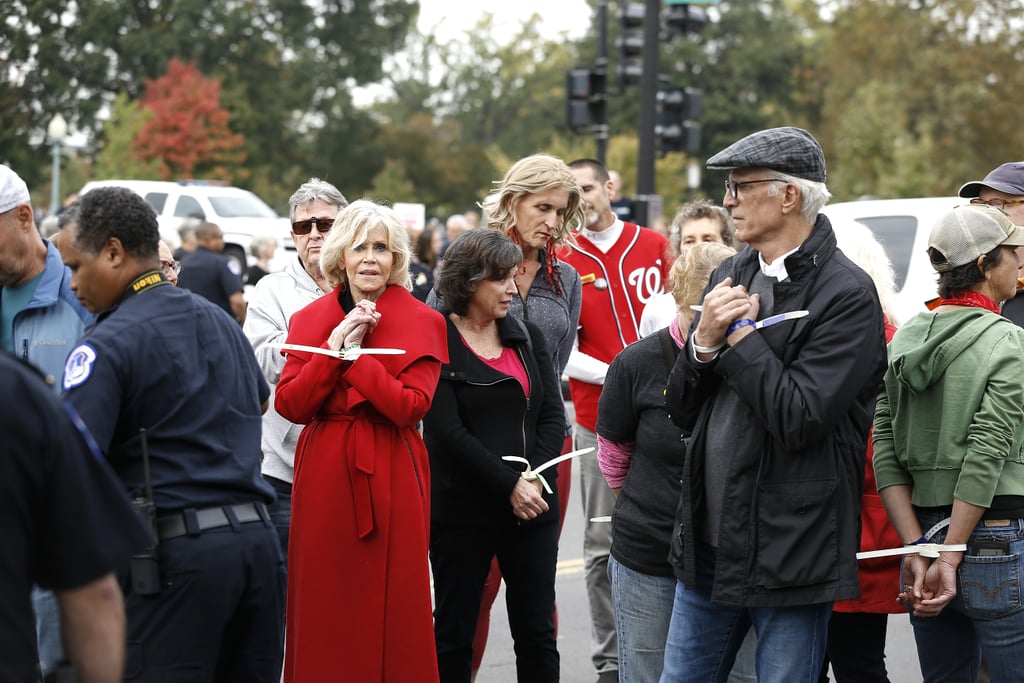 Jane Fonda Arrested at Climate Change Protest
