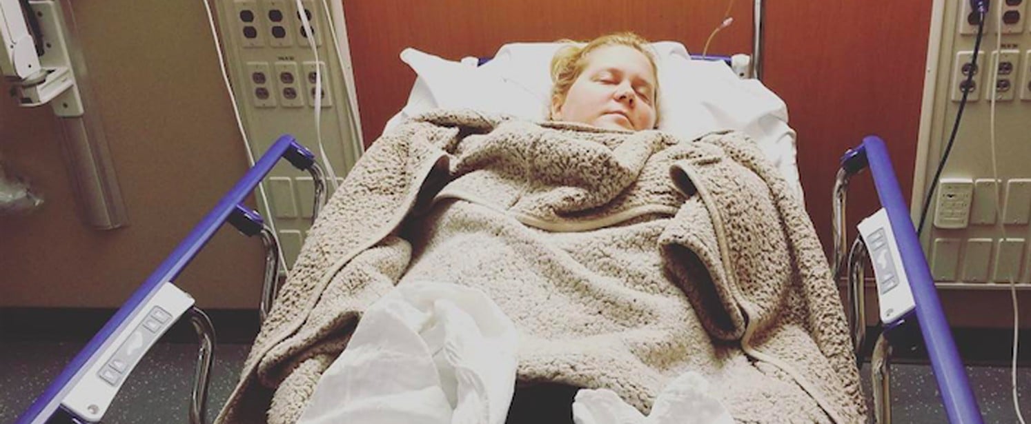 Amy Schumer Hospitalized With Hyperemesis Gravidarum 2018 PS Family