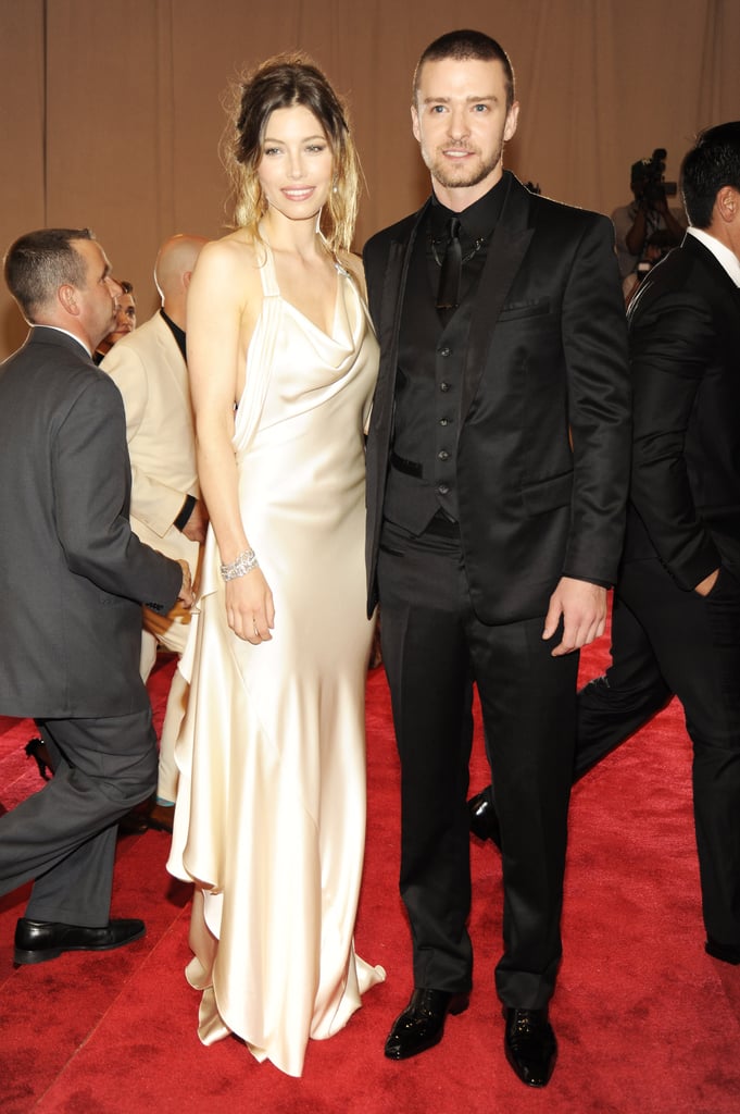 Justin attended the 2010 Met Gala with Jessica Biel in a black three-piece suit.