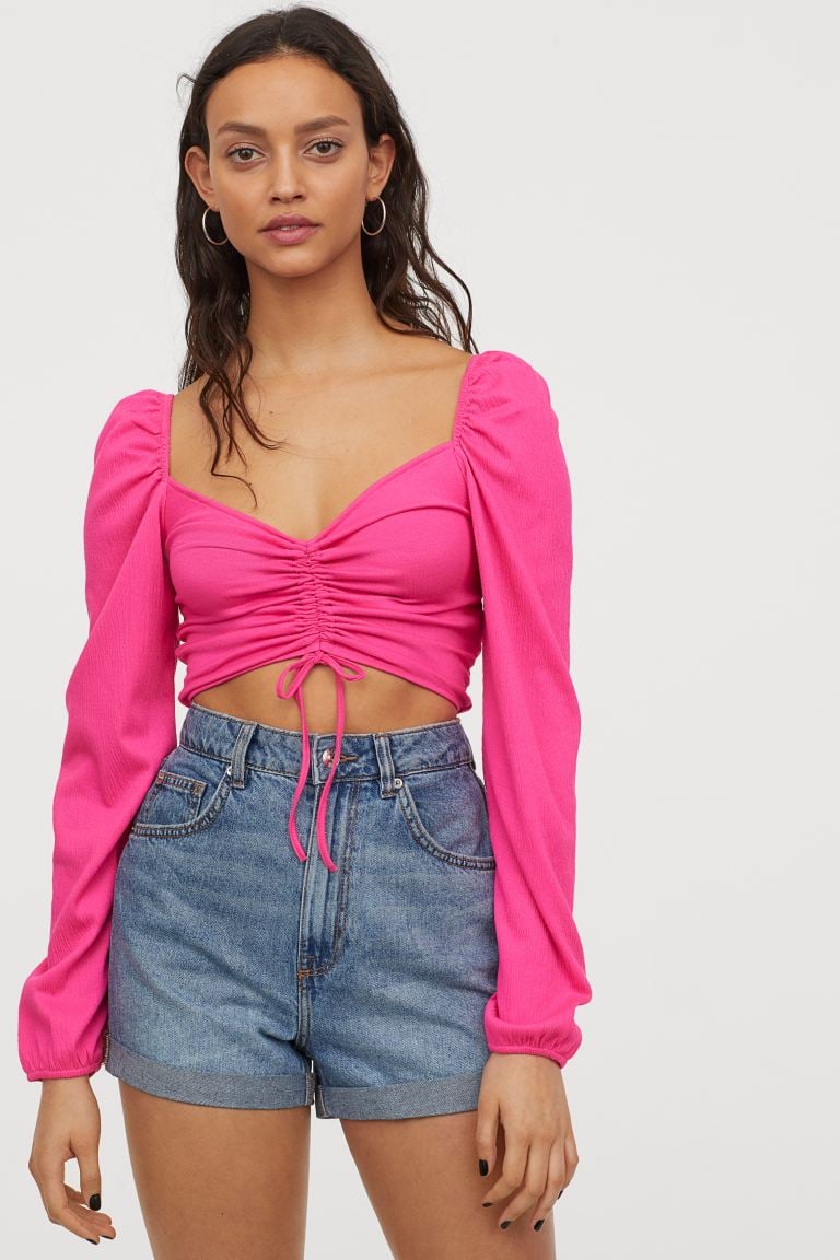 H&m pink top sale