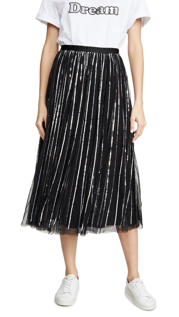 Needle & Thread Shimmer Sequin Skirt