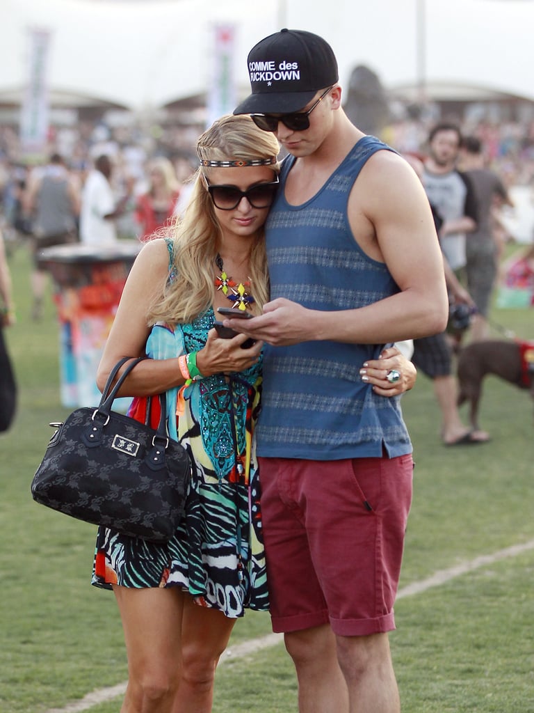 Paris Hilton and River Viiperi in 2013