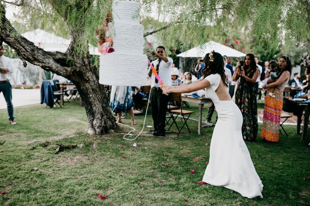 Piñata Wedding Cake Smash