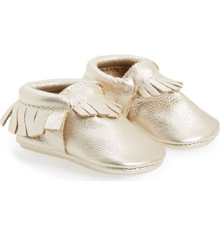 Infant Girls' Freshly Picked Metallic Leather Moccasins