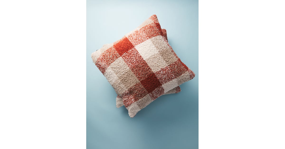 Soft Woven Plaid Pillows HomeGoods Just Launched a Shoppable Online