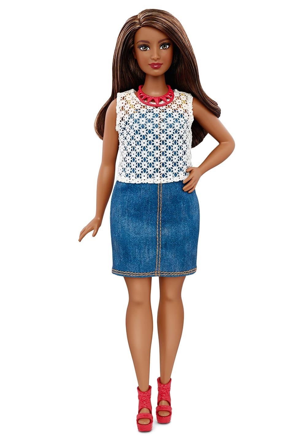 New curvy on sale barbie