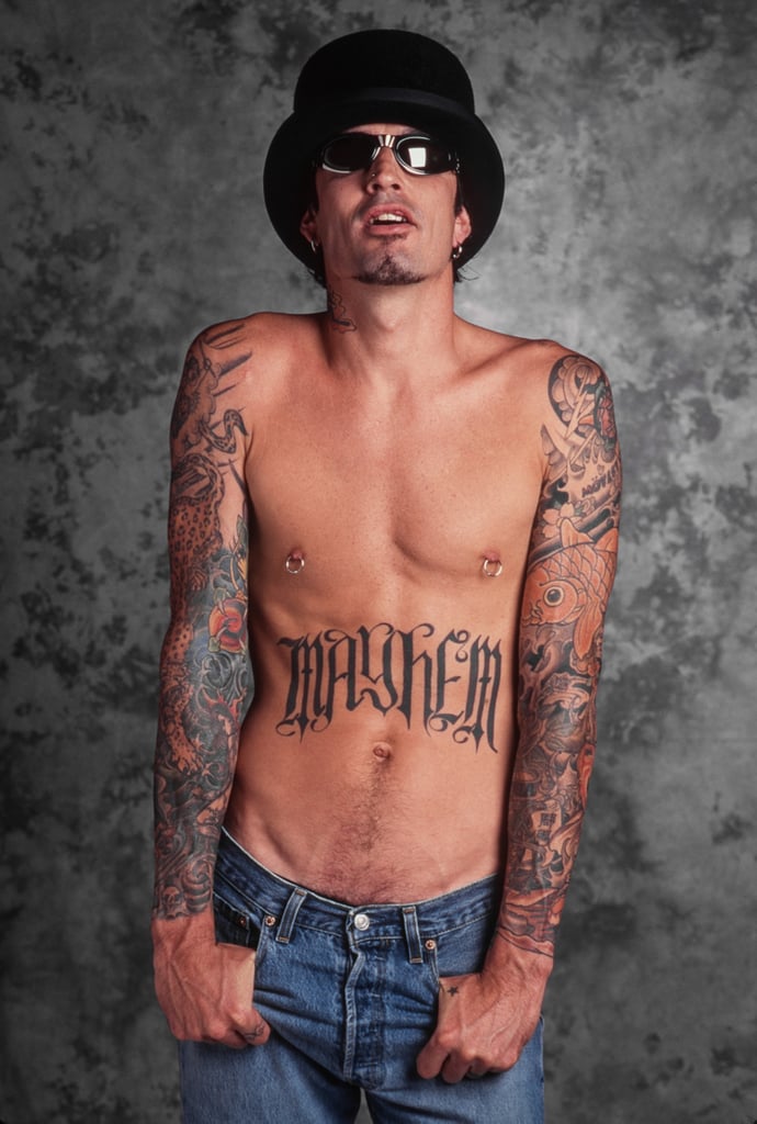 Tommy Lee's Abdomen Tattoo in Real Life