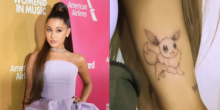 Ariana Grande Pokémon Eevee Tattoo January 2019 | POPSUGAR ...