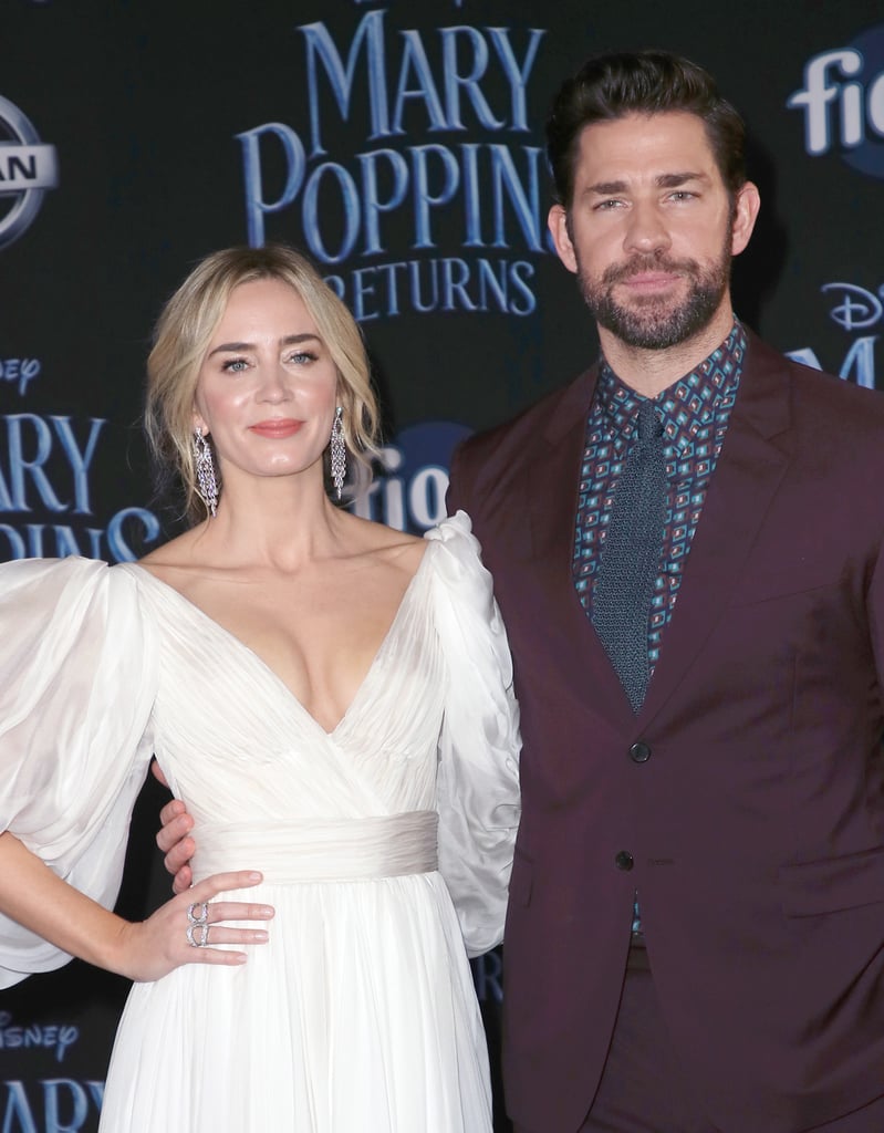 Emily Blunt and John Krasinski Mary Poppins Premiere Photos