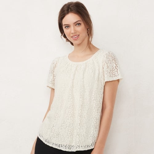 LC Lauren Conrad Flowy Dolman Top