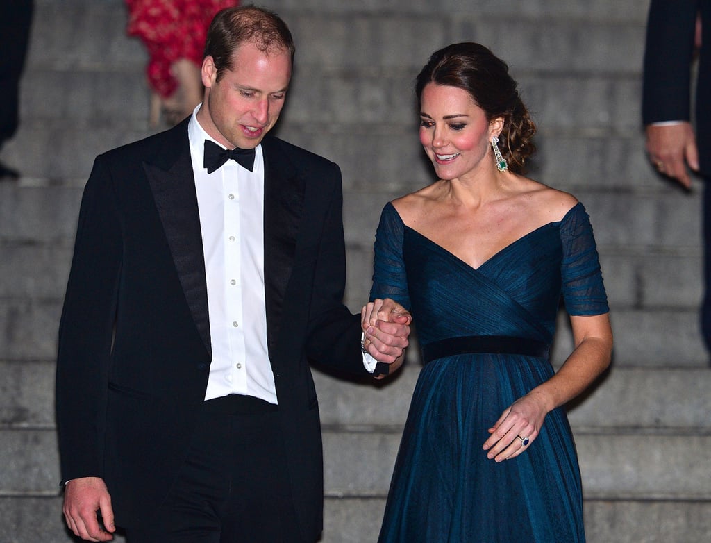 Kate Middleton and Prince William at St. Andrews Dinner 2014