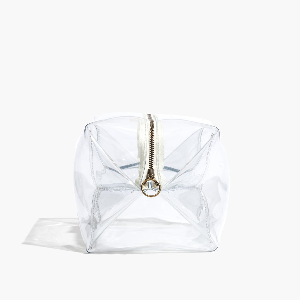 Madewell Large Crystalline Travel Bag Best Makeup Bags To Buy 2018