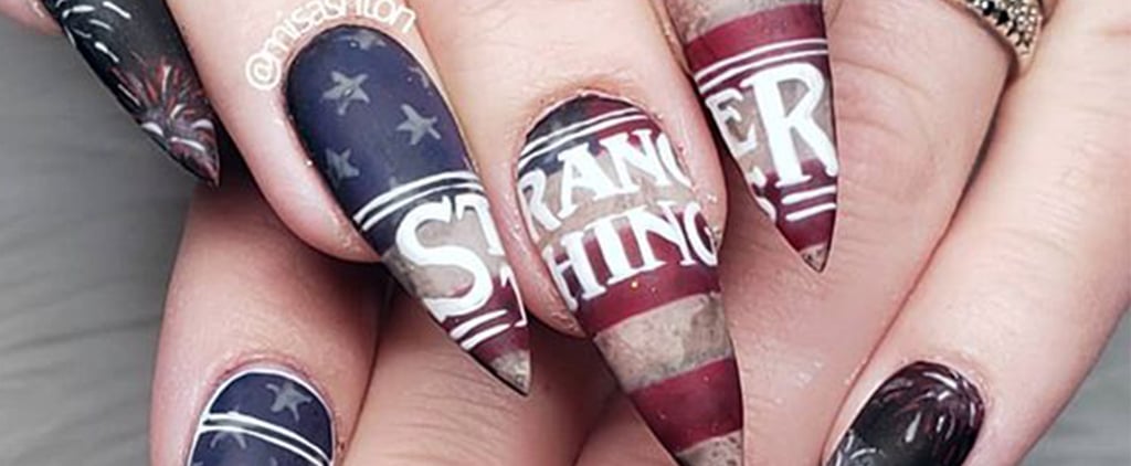 Stranger Things Nail Art