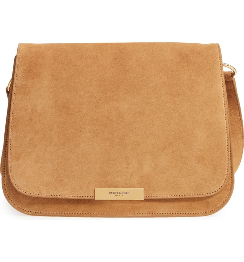 Saint Laurent Amalia Suede Flap Shoulder Bag 25 Bags You ll