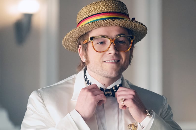 Taron Egerton in Costume as Elton John in Rocketman