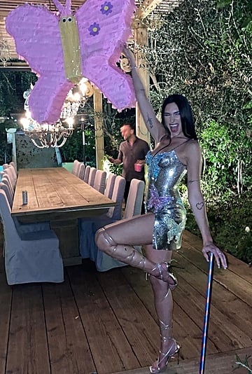 Dua Lipa's Butterfly Versace Dress at Grammys Afterparty