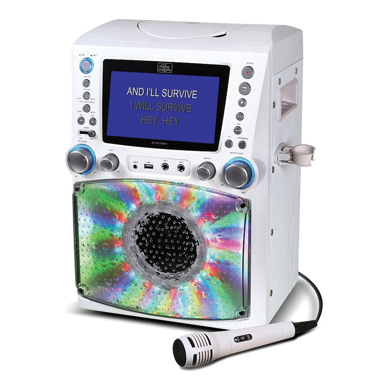 For the Kid Who Likes to Sing: Bluetooth Karaoke Machine With Disco Lights
