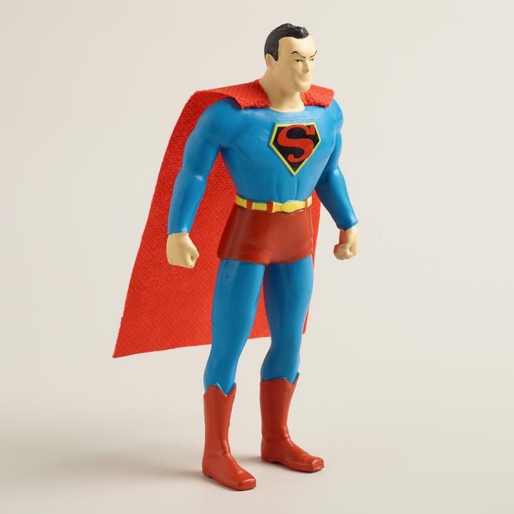 Cost Plus World Market Poseable Superman