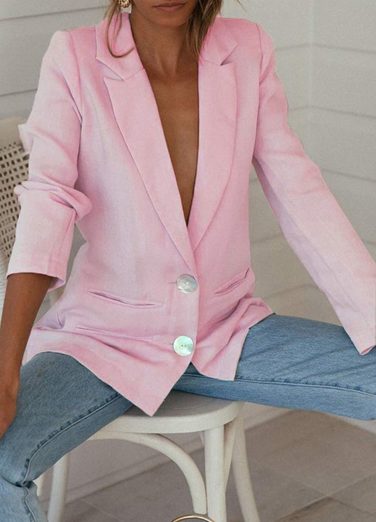 R.Vivimos Linen Blazer