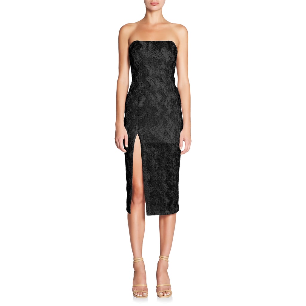 manning cartell no filter strapless dress