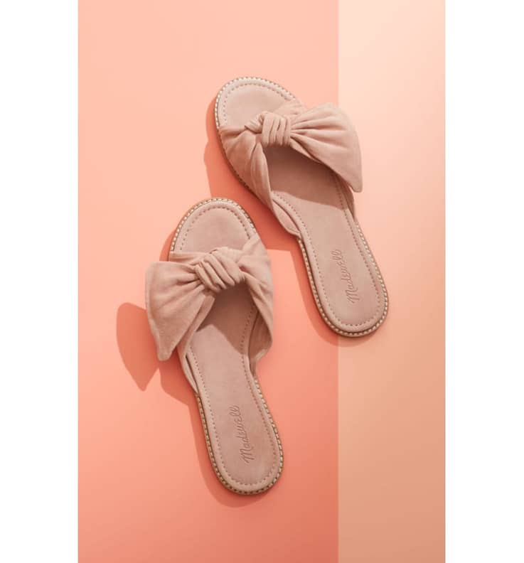 Madewell knot online slide sandal