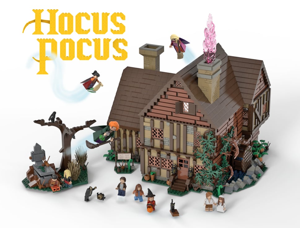 Hocus Pocus Sanderson Sisters' Cottage Lego Set Lego Ideas POPSUGAR