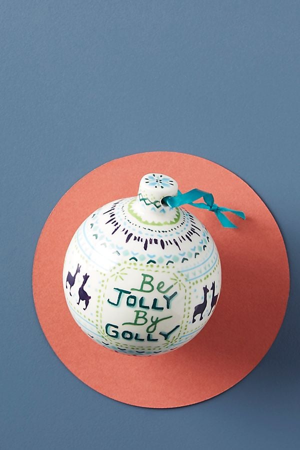 Be Jolly by Golly Ornament
