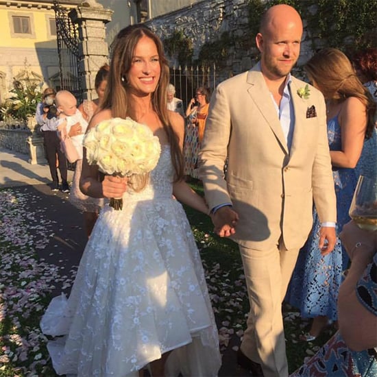 Spotify Founder Daniel Ek S Bride S Wedding Dress Popsugar Fashion
