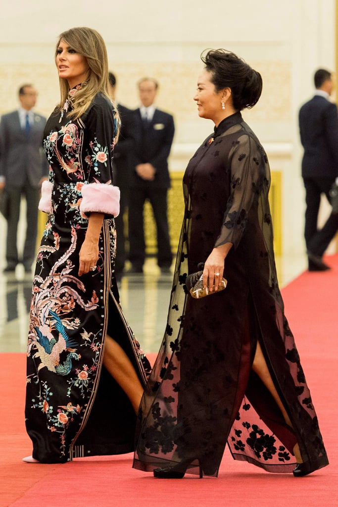 Melania Trump Wearing Gucci Kimono Dress