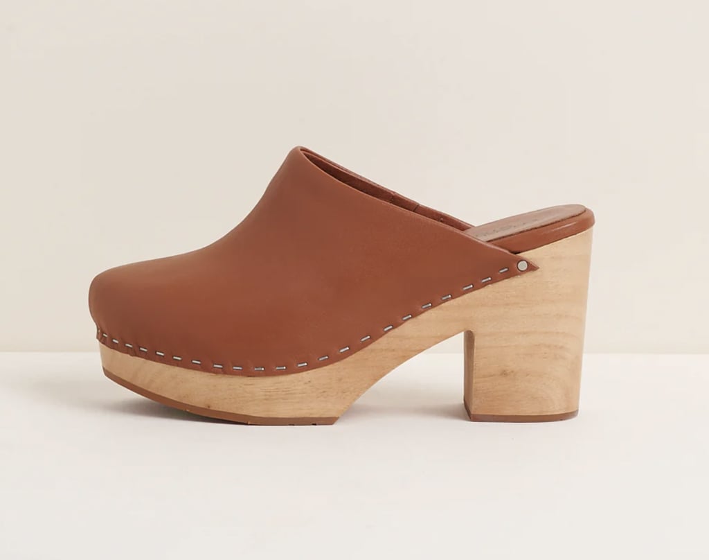 Charlotte Stone Marlo Chunky Wooden Platform Clog Mule