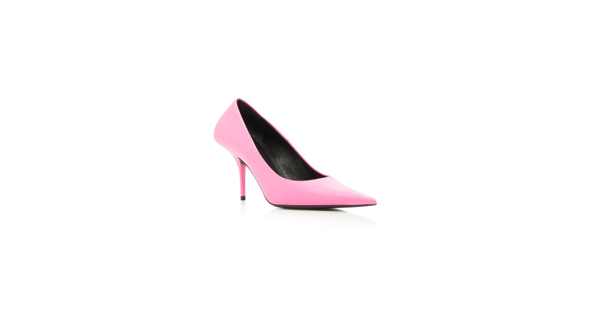 balenciaga square toe pumps