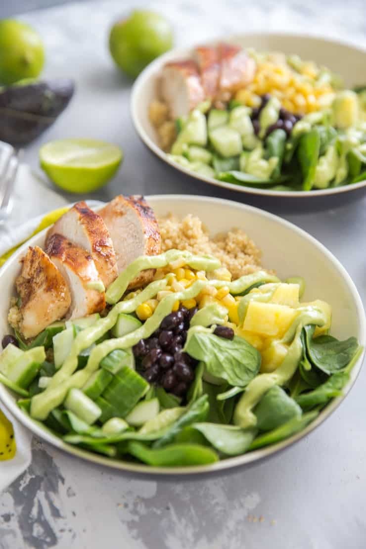 Jamaican Jerk Chicken Quinoa Bowl