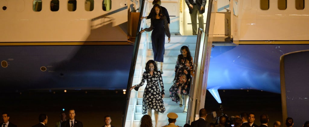 Michelle Obama's Floral Dress in Morocco June 2016