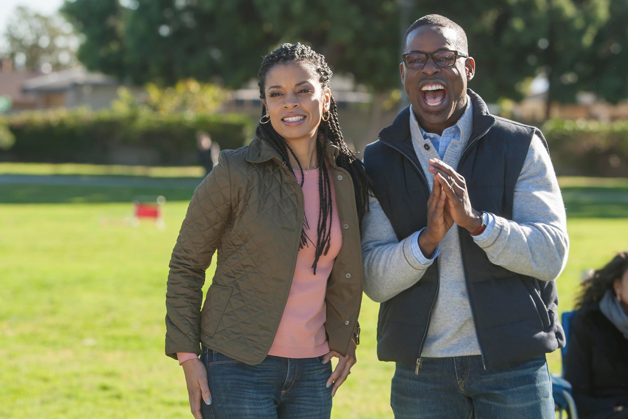 THIS IS US, l-r: Susan Kelechi Watson, Sterling K. Brown in 'Pilot' (Season 1, Episode 1, aired September 20, 2016). ph: Ron Batzdorff/NBC/courtesy Everett Collection