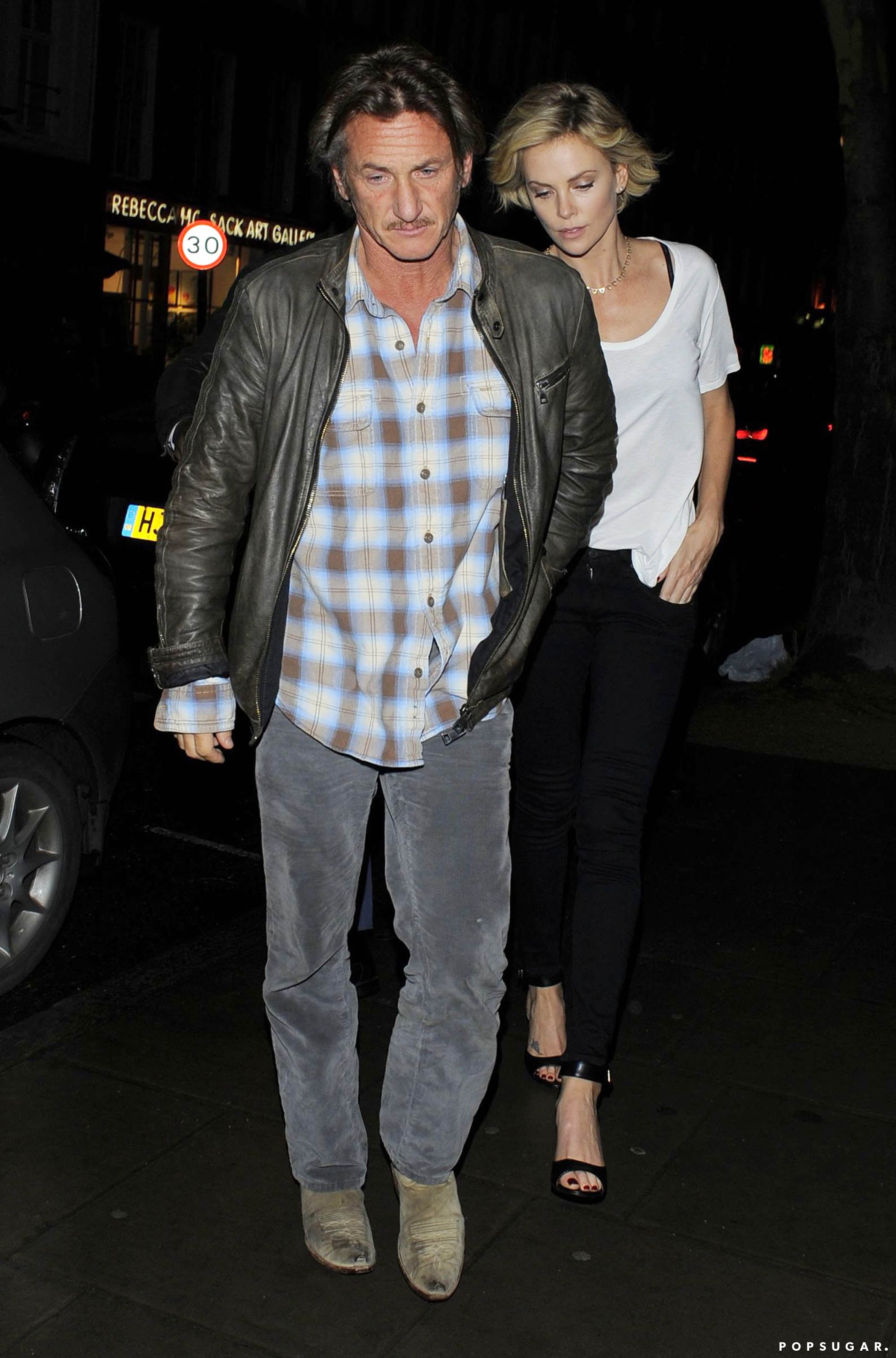 Charlize Theron and Sean Penn in London | May 2014 | PS Celebrity, image size:2100x3180