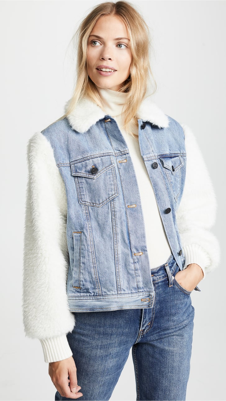 Rebecca taylor denim jacket cheap