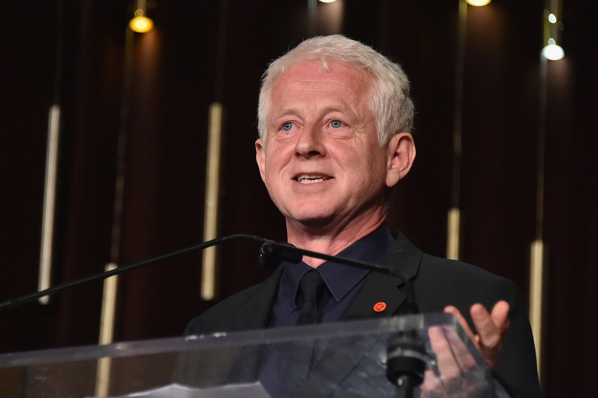 NEW YORK, NY - OCTOBER 25:  Writer, Campaigner and Red Nose Day Co-Founder and Advocate Award Recipient Richard Curtis speaks onstage during the 4th Annual Save the Children Illumination Gala at The Plaza hotel on October 25, 2016 in New York City.  (Photo by Mike Coppola/Getty Images for Save The Children)