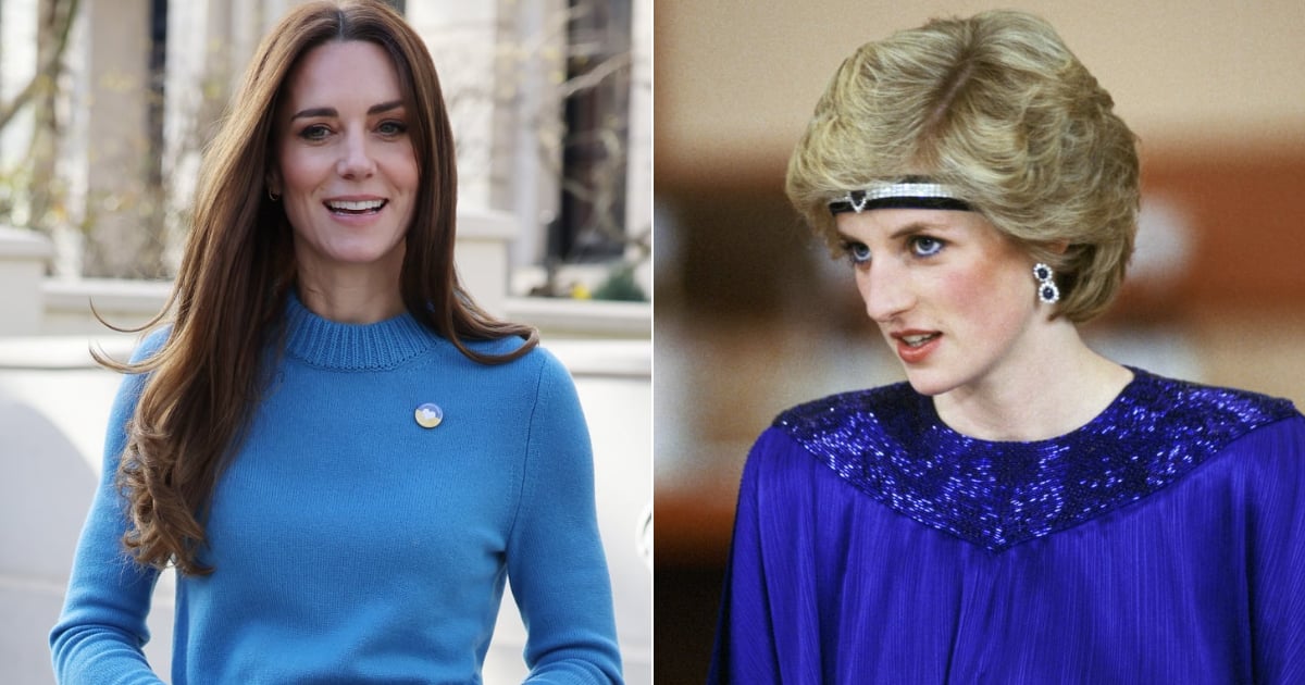 Kate Middleton Wears a Blue Sweater to Support Ukraine | POPSUGAR Fashion