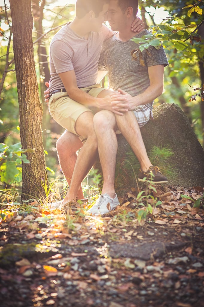 Photo By Makayla Jade Creatives Outdoor Gay Engagement Shoot In