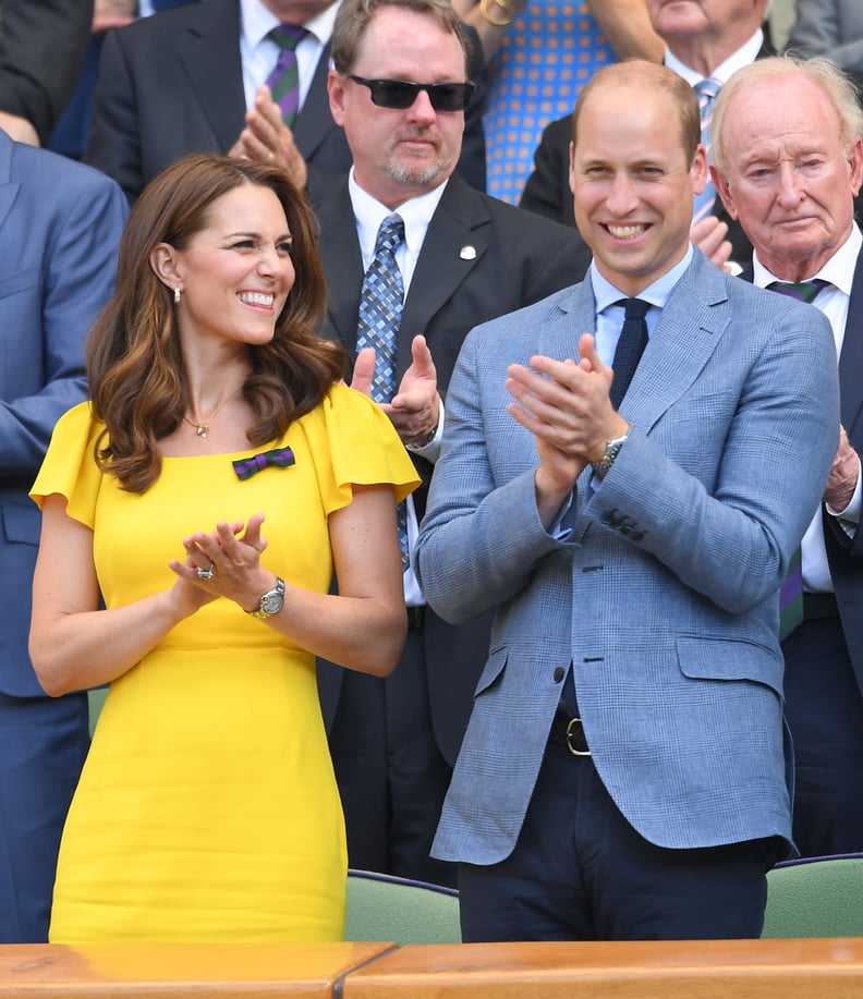 Kate and Will at Wimbledon 2018