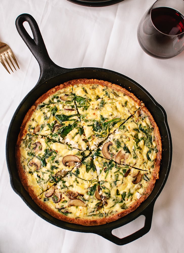 Arugula and Mushroom Quiche With Gluten-Free Crust