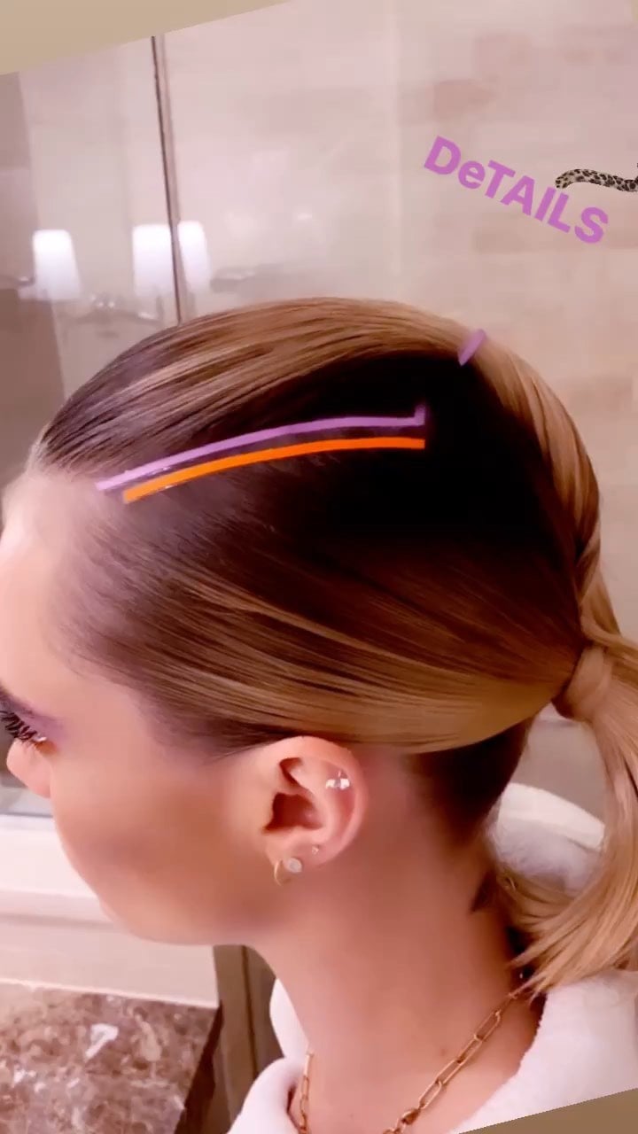 Cara Delevingnes Ribbon Hairstyle At Carnival Row 2019 Popsugar Beauty Photo 13 3438