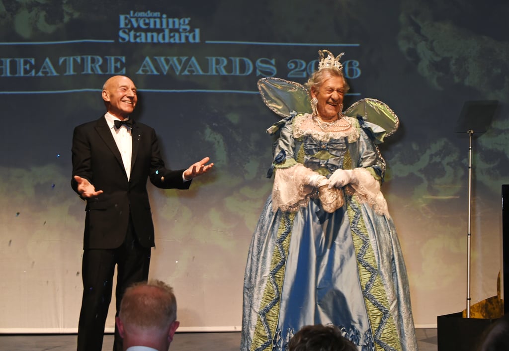 patrick stewart y ian mckellen ian mckellen and patrick stewart at evening standard patrick stewart y ian mckellen ian mckellen and patrick stewart at evening standard