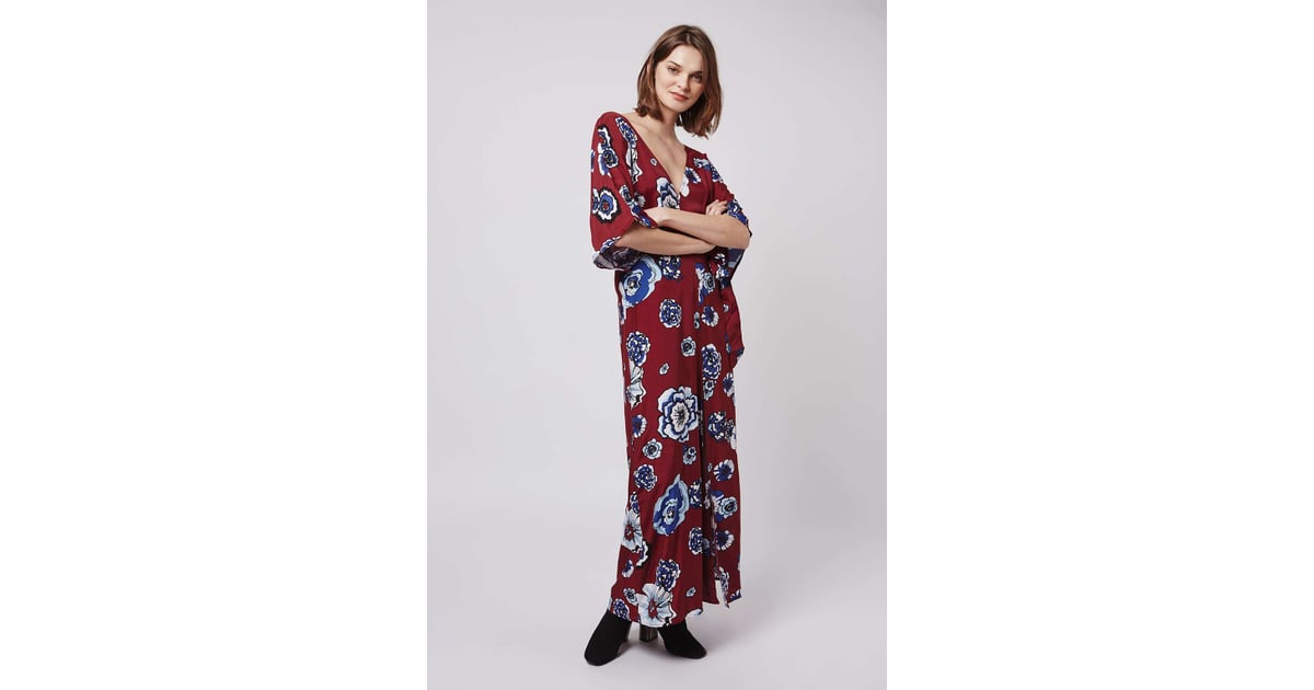 Topshop Kimono Sleeve Plunging Jumpsuit by Glamorous ($63) | Jumpsuits ...
