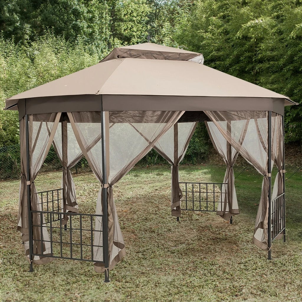 A Garden Gazebo: Forclover Steel Patio Gazebo